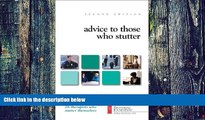 Big Deals  Advice to Those Who Stutter  Best Seller Books Most Wanted