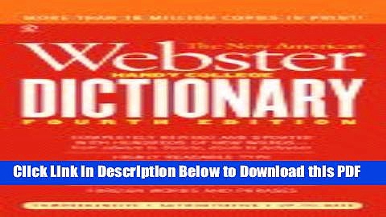 [PDF] The New American Webster Handy College Dictionary: Includes Abbreviations, Geographical