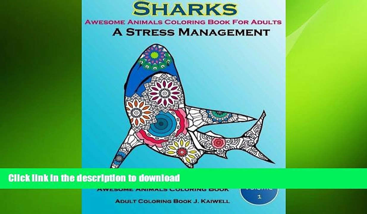FAVORITE BOOK  Awesome Animals Coloring Book For Adults : A Stress Management: Creative Coloring