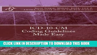 [PDF] ICD-10-CM Coding Guidelines Made Easy Exclusive Full Ebook