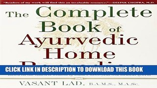 [PDF] The Complete Book of Ayurvedic Home Remedies Full Online