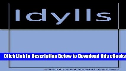 [Reads] The Idylls of Theocritus Online Ebook