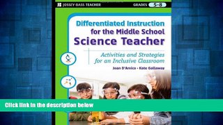 Must Have  Differentiated Instruction for the Middle School Science Teacher: Activities and