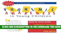 [PDF] Phonemic Awareness in Young Children: A Classroom Curriculum Full Online