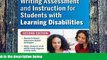 Big Deals  Writing Assessment and Instruction for Students with Learning Disabilities  Best Seller
