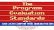 [PDF] The Program Evaluation Standards: How to Assess Evaluations of Educational Programs Full