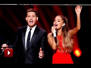 Ariana Grande Performs On Michael Bublé’s ‘Christmas In New York’ Live Show