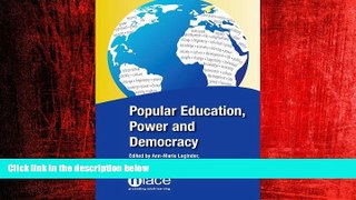 Popular Book Popular Education, Power and Democracy: Swedish Experiences and Contributions