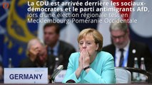 Angela Merkel prend une claque électorale