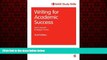 Popular Book Writing for Academic Success (SAGE Study Skills Series)