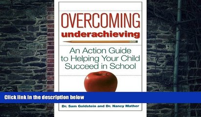 Big Deals  Overcoming Underachieving: An Action Guide to Helping Your Child Succeed in School