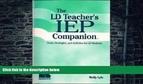 Big Deals  Ld Teacher s Iep Companion: Goals, Strategies, and Activities for Ld Students  Best