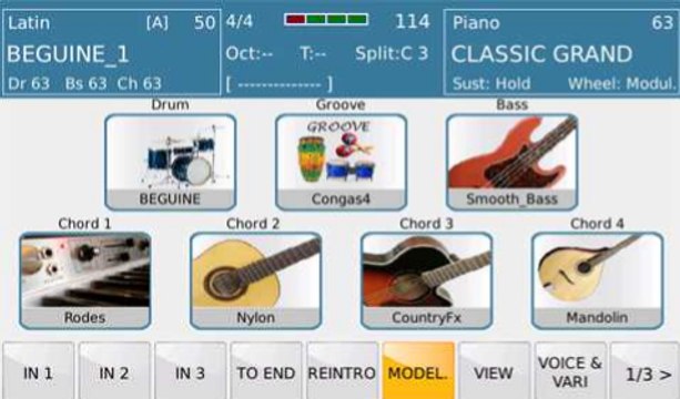 Ketron SD40 Fonction Modeling personnaliser un Style
