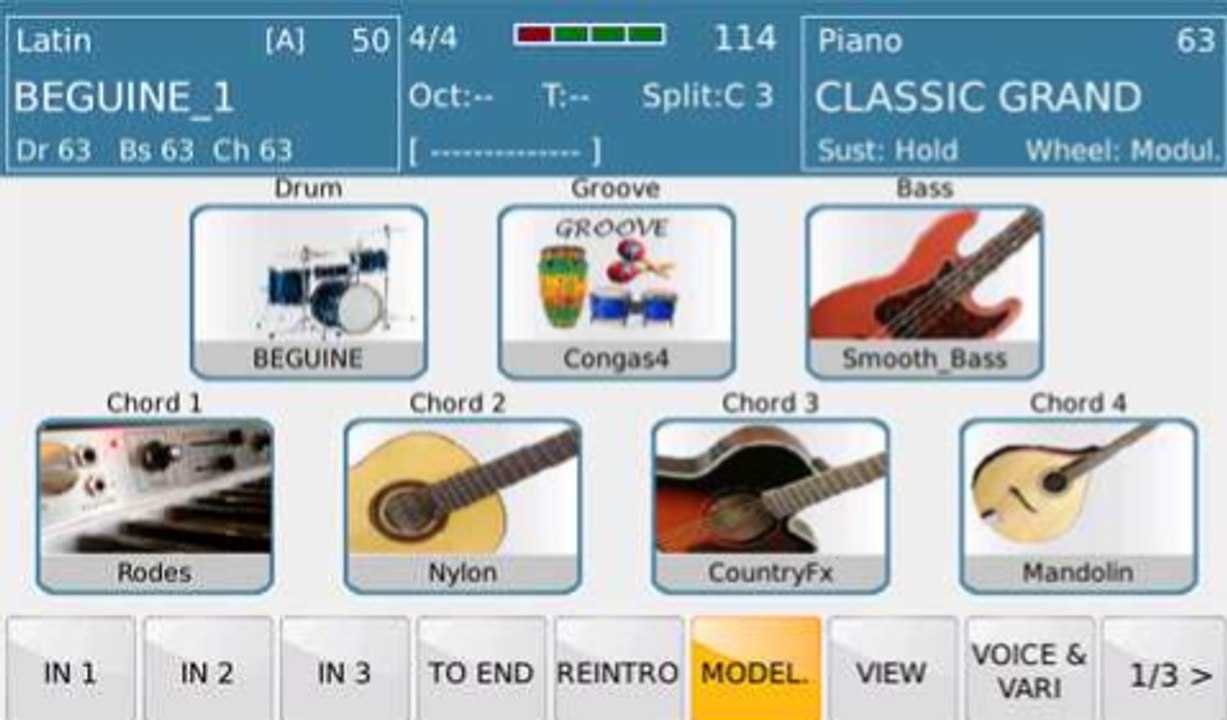 Ketron SD40 Fonction Modeling personnaliser un Style