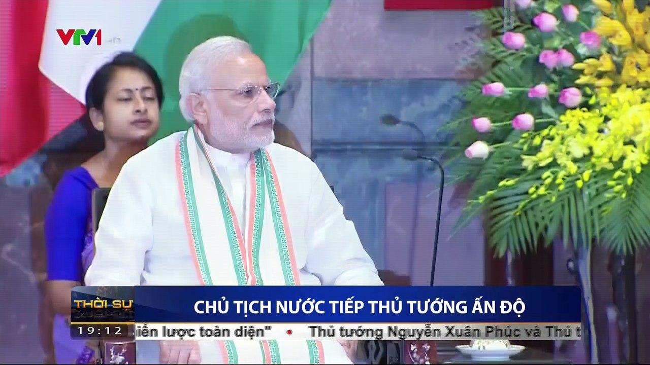 Chủ tịch nước Trần Đại Quang tiếp Thủ tướng Ấn Độ