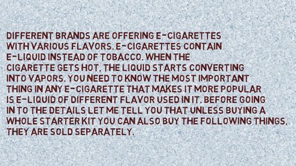 Best E-Cig/Vape starter kits for sale 2016