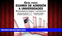 Online eBook GuÃ­a para examen de admisiÃ³n a universidades / Guide to college admissions exam:
