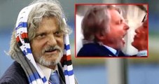 Sampdoria Başkanı Massimo Ferrero, Soru Soran Gazeteciye Bağırdı