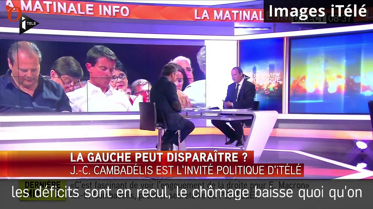 Selon Jean-Christophe Cambadélis, tout va très bien grâce à François Hollande