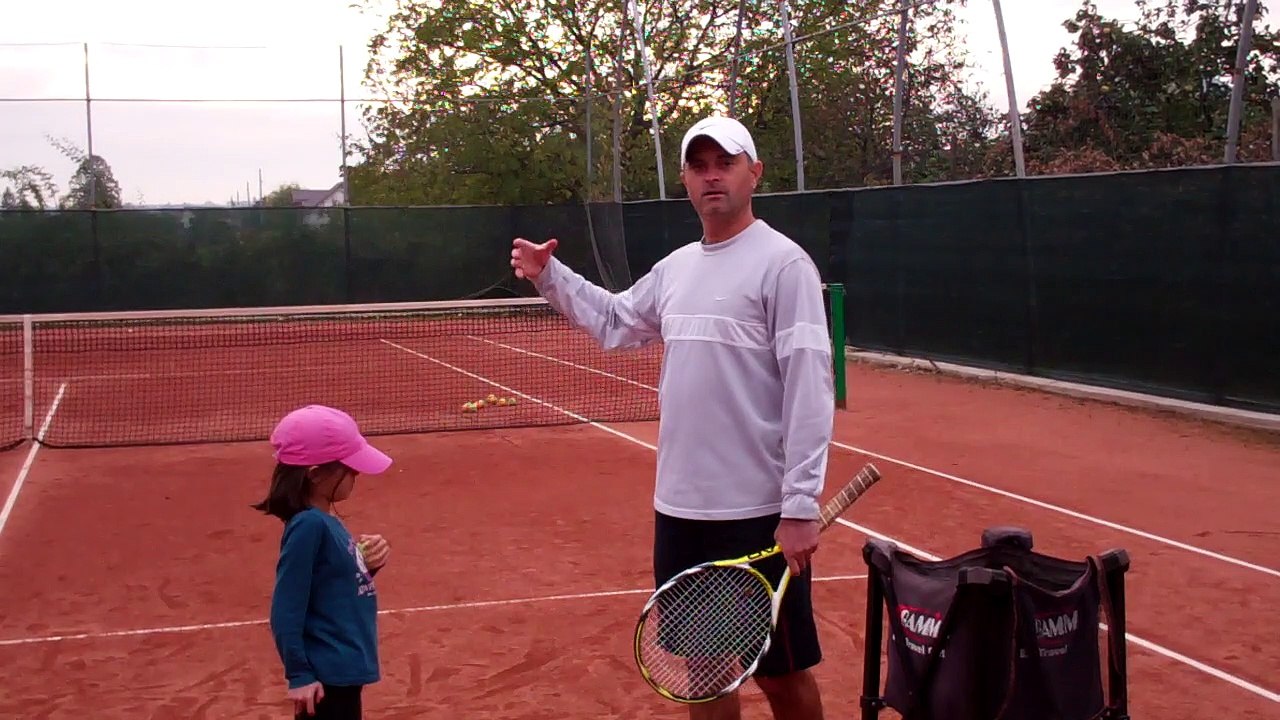 On-court tennis game: "My Imaginary Friend"