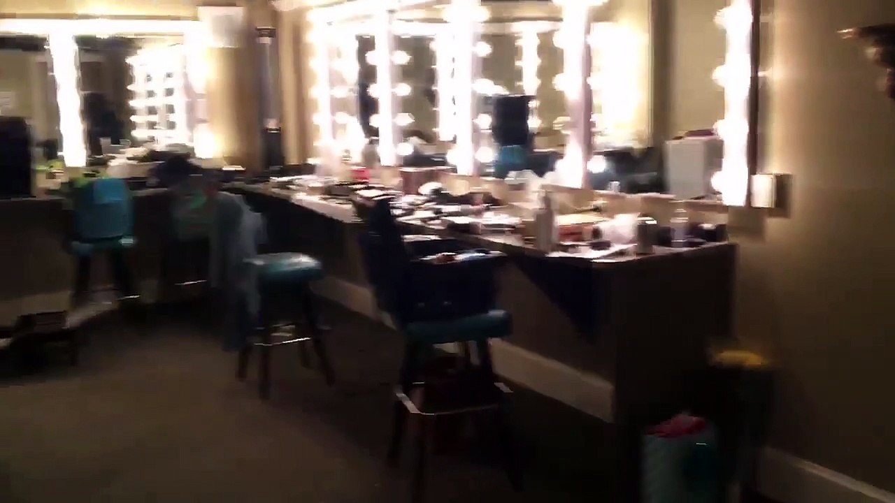 Marie Osmond Using Her BodyGym Backstage