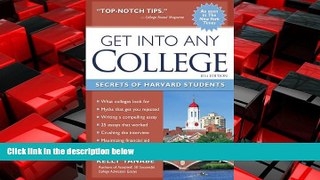 Choose Book Get into Any College: Secrets of Harvard Students