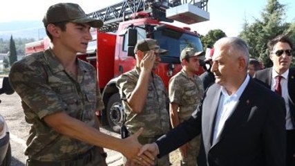 Başbakan Yıldırım, Operasyona Katılan Askerleri Ziyaret Etti (1)