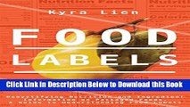 [Download] Food Labels Decoded: Demystifying Nutrition and Ingredient Information on Packaged