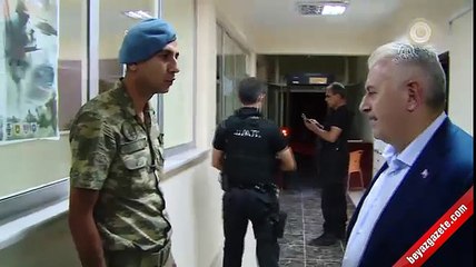 Başbakan Yıldırım, operasyona katılan askerleri ziyaret etti