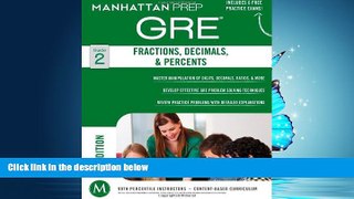 Choose Book GRE Fractions, Decimals,   Percents (Manhattan Prep GRE Strategy Guides)