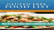 [Download] Gluten Free Food List: Gluten Free Diet Plan for Beginners (Low Carb Food List: What to