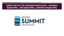 Director of The Housing Advocates – Avhinav Rajagopal , Abi Rajagopal , Abhinav Rajagopal
