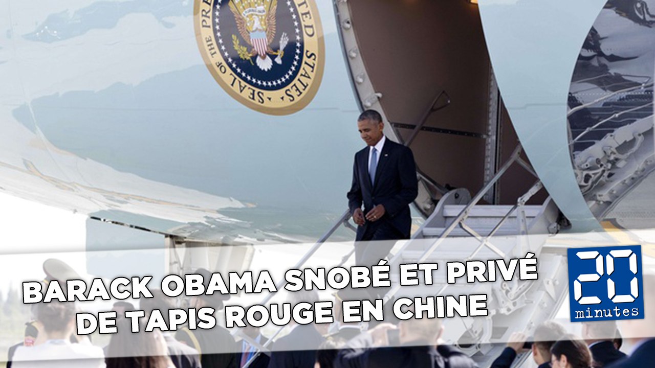 Barack Obama snobé et privé de tapis rouge en Chine