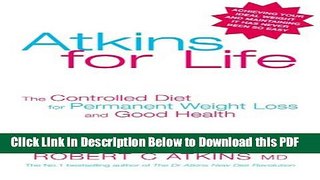 [Read] Dr. Atkins for Life Ebook Free