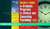 Enjoyed Read Insider s Guide to Graduate Programs in Clinical and Counseling Psychology: 2002/2003