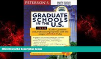 Online eBook Peterson s Graduate Schools in the U.S. 1999