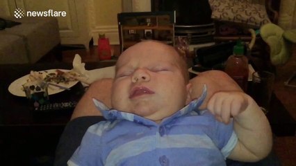 Baby crying in slow-motion 'looks like a monster'