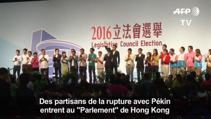 Hong Kong: des partisans de la rupture avec Pékin au "Parlement"