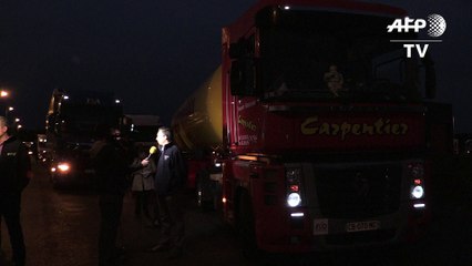 Les routiers réclament le démantèlement de la "jungle" de Calais