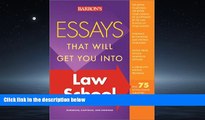 Online eBook Essays That Will Get You into Law School (Barron s Essays That Will Get You Into Law