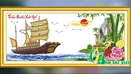 Phong thủy trong treo tranh thêu chữ thập