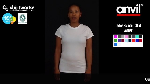 Anvil Ladies Fashion T Shirt AV105F