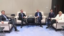 Cumhurbaşkanı Erdoğan, Merkel, Hollande ve Renzi ile Görüştü