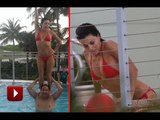 Eva Longoria Shows Off S€x¥ Body In H0t Red Bikini