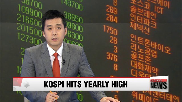 Benchmark Kospi hits another high this year, closing at 2,060.08
