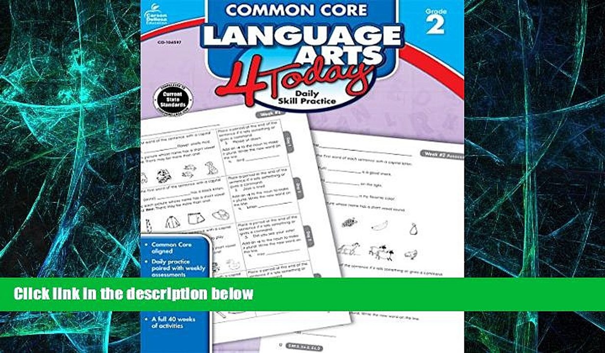 Big Deals  Common Core Language Arts 4 Today, Grade 2: Daily Skill Practice (Common Core 4 Today)