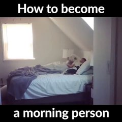 How To Become A Morning Person