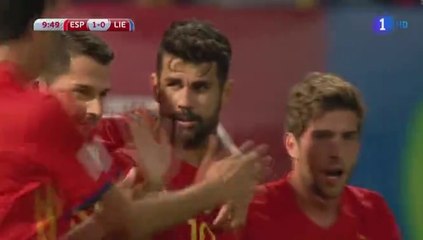 Diego Costa Goal HD - Spain 1-0 Liechtenstein 05.09.2016 HD