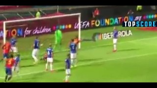 Spain vs Liechtenstein 1-0 Diego Costa GOAL (WC 2018 Qualification)