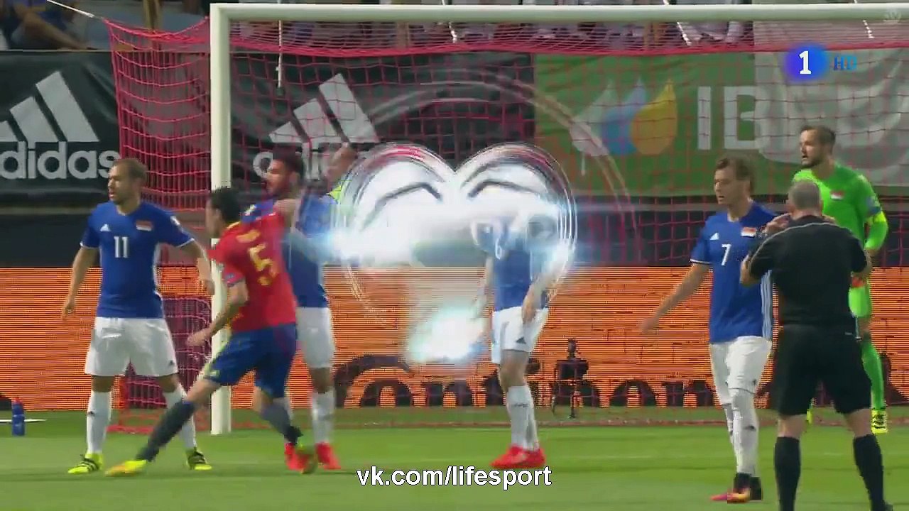 Diego Costa GOAL HD - Spain	1-0	Liechtenstein 05.09.2016 HD